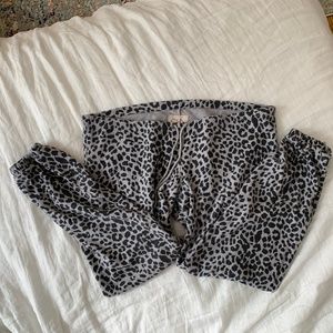 Chaser Animal Print Slouchy Pant